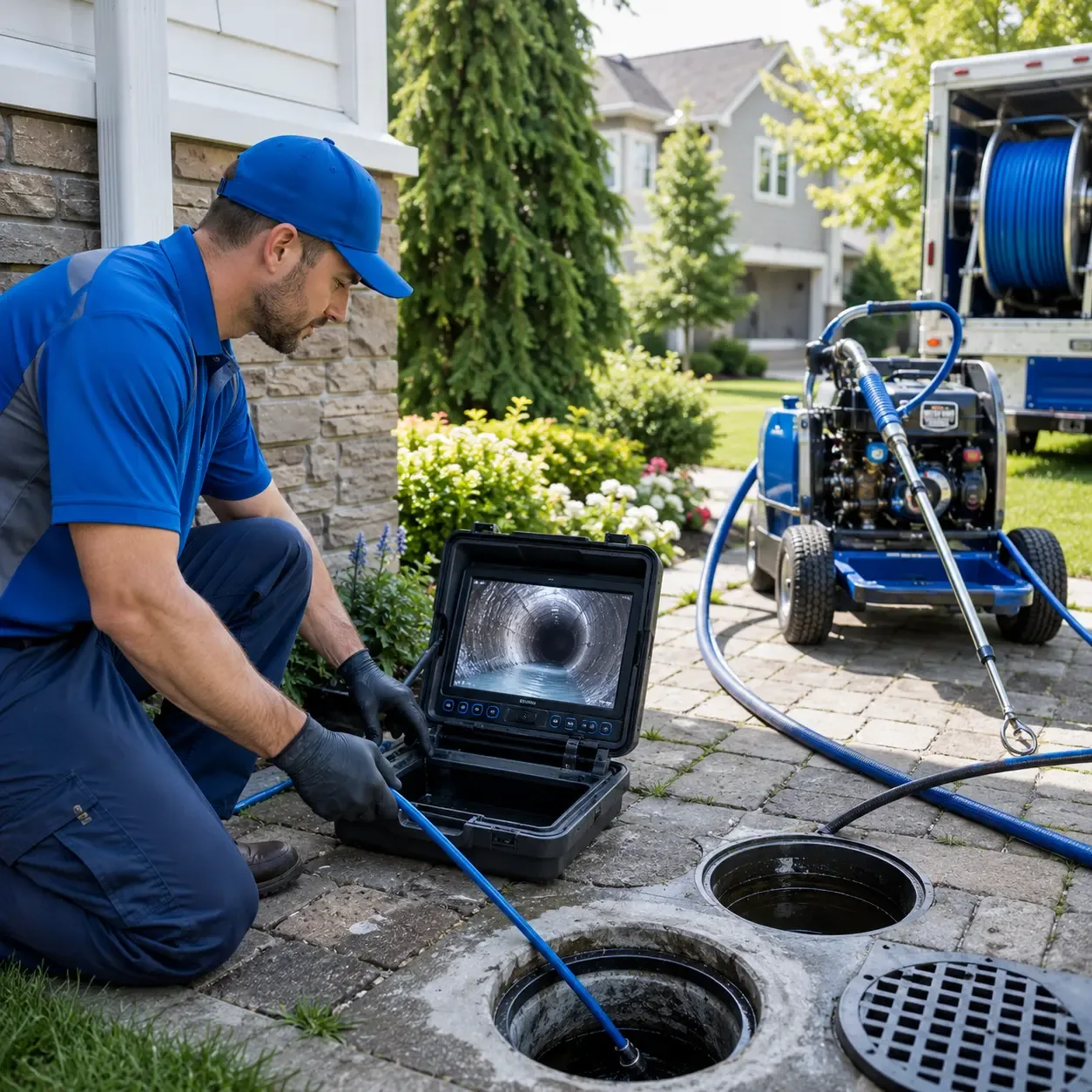 Outdoor drain cleaning professionals serving Tishomingo, MS